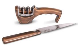 Knife + sharpener set Lamart