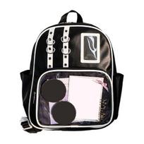 Ita Backpack Clear Anime Badge Display Backpack Teens Manga Merchandise Collectibles Holder juoda