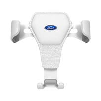 Automobilio ženkliuko telefono laikiklio laikiklis Oro spaustuko tvirtinimo stovas Priedai Ford Focus Mondeo Kuga Fiesta MK7 Escort Explorer Edge 2 4 MK2 MK4 ford balta