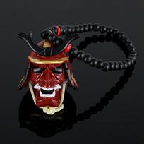 Samurai-Kabuto Helmet / Hannya Japanese Oni Car Rear View Mirror Charm
