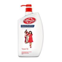 Lifebuoy Total10 Dušo želė 1L Pažangi apsauga nuo mikrobų Švariai ir gaiviai odai Kasdienė higienos priežiūra white