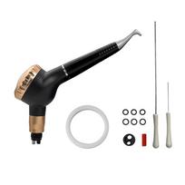 Genys/RTA AP-1 Plus Dantų Oro Poliruoklis 0,7 mm Mažo Kalibro Antgalis Nuimamas 3 Dalių Kūno Dizainas 360 Laipsnių Besisukantis juoda