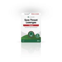 LIVSANE SORE THROAT LOZENGES Vyšnių skonio PASTILĖS, 24 vnt