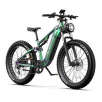 DUOTTS E26 26  Fat Tire elektrinis kalnų dviratis 750W variklis 48V 20Ah baterija mėlyna/violetinė