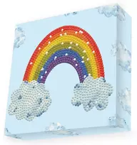 Deimantinė mozaika RAINBOW SMILE 15x15