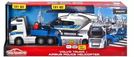 Policijos rinkinys Grand Volvo sunkvežimis + sraigtasparnis 35 cm