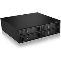 Raidsonic ICY BOX Backplane 4x2.5 SAS/SATA HDD in 1x5.25 bay MiniSAS Host 12Gbit/s Black IB-2242SSK
