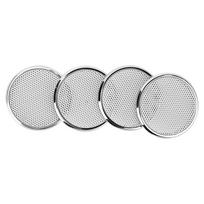 4pcs 1inch Audio Speaker Grille Protective Decorative Audio Speaker White Mesh Grille