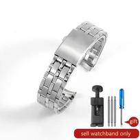 „Tissot T033 Fantasy Classic“ sidabro spalvos laikrodžių dirželiams su įrankiu T033410 T033210 serijos, pakeiskite originalius 1853 19 mm priedus 19mm