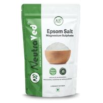 NeutraVed Epsom druska kojoms - 500g | 100% gryni Epsom druskos kristalai voniai | Be kvapo magnio sulfatas - 500g