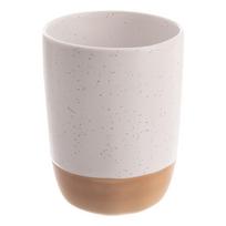 Kreminės spalvos keramikiniai puodeliai 6 vnt. latte kavai 340 ml Statek – Orion