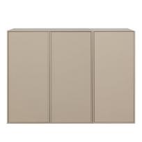 Iš pušies masyvo modulinė spinta kreminės spalvos 150x110 cm Daily – vtwonen