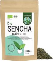 "Alpi Nature Sencha Green Tea Organic" 200 g, "Sencha Tea Loose", ekologiška žalioji arbata, palaidi lapai, "Senchatee", natūralaus kofeino