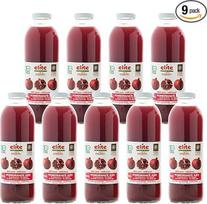 "Elite Naturel" ekologiškos granatų sultys, 100 % tiesioginės sultys, 9 x 700 ml
