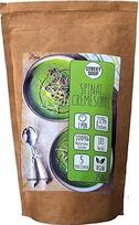"Street Soup" sriubų laikymo pakuotė 250 g greitai paruošiamos baltyminės kreminės sriubos, mažo kaloringumo, natūralios, veganiškos, idealiai tinkančios dietai, pasninkui ir detoksikacijai (250 g, špinatai)