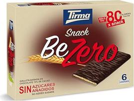 "Tirma Snack BeZero" sausainiai su 70 % juodojo šokolado apvalkalu, be pridėtinio cukraus, tinka diabetikams ir vegetarams, sveiki užkandžiai