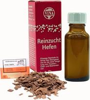 alcofermbrew Rüdesheim vyno mielės 19 ml 50 L + ąžuolo drožlės, vyno mielės, vyno mielės, skystos vyno mielės