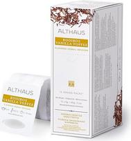 Althaus Rooibos Vanilla Tea Toffe ⋅ Rooibos arbata dideliame tinklelyje ⋅ Didžioji pakuotė ⋅ Rooibo arbata su vanilinės karamelės skoniu ⋅ 15 x 3,3 g
