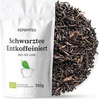 Ekologiška juodoji arbata be kofeino 100 g (50 puodelių) | Juodoji arbata be kofeino Darjeeling | Arbata be kofeino REPLANTEA