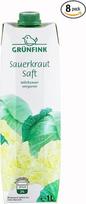 Grünfink raugintų kopūstų sultys, 8 vnt. (8 x 1 l)