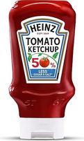 Heinz 50% mažiau cukraus ir druskos pomidorų kečupas 435g