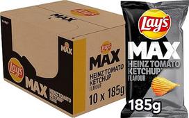 Lay's | Max | Heinz pomidorų kečupas | 10 x 185 g