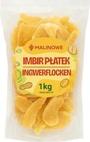 Malinowe cukruoti imbiero dribsniai 1 kg cukruoto imbiero