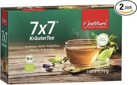 P. "Jentschura 7 x 7" ekologiška vaistažolių arbata 2 x 100 x 1,75 g (dviguba pakuotė)
