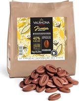 VALRHONA - Maišelis 1 kg Jivara 40% - Pieniškas šokoladas - Maišelis pupelių - 1 kg