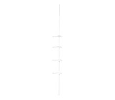WENKO 3201010100 - Kampinis elementas COMPACT 26x195 cm baltas