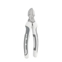 Šoninės pjovimo replės Bradas PRO WHITE LINE, 180 mm, nikeliuotos