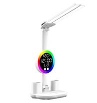 Stalinis LED šviestuvas su termometru, data, laikrodžiu ir RGB ekrano apšvietimu