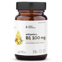 Aura Herbals Vitaminas B1 100 mg – 60 kapsulių