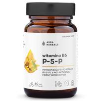 Aura Herbals Vitaminas B6 P-5-P 6 mg – 60 kapsulių
