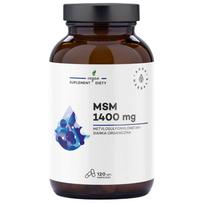 Aura Herbals MSM 1400 mg, Organinė siera – 120 kapsulių