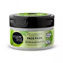 Organic Shop Arbatmedžio diskotekos Veido priežiūros priemonės Exfoliantes Oil Deep Cleansing 20un