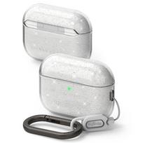Skaidrus ausinių dėklas su blizgučiais "Ringke Air Clear" skirtas iPhone Airpods Pro 3