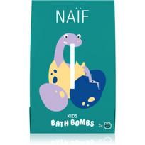 Naif Kids Bath Bombs vonios burbulas vaikams 3x40 g