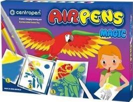 Pučiami flomasteriai Centropen Airpen Magic, 11 spalv.ų