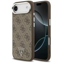 Guess 4G trikampio logotipo MagSafe dėklas iPhone Air - rudas
