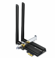 Šakotuvas TP-Link Archer TX50E WiFi 6 Bluetooth 5.0 adapteris AX3000 dviejų dažnių juosta, PCI Express, 2 išorinės antenos