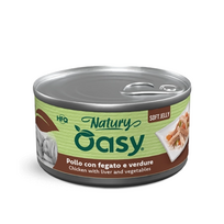 Oasy Natury Soft Jelly konservai su vištiena, kepenėlėmis ir daržovėmis šunims, 150 g