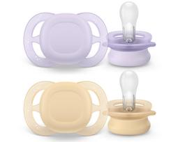 PHILIPS AVENT čiulptukai ULTRA STAR, 0-2 mėn., 2 vnt., SCF075/11