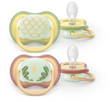 PHILIPS AVENT čiulptukai ULTRA AIR NIGHT, 0-6 mėn., 2 vnt., SCF376/27