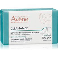 Avène Cleanance Purifying Solid Cleanser dermatologinis valomasis muilas riebiai, į aknę linkusiai odai 100 g