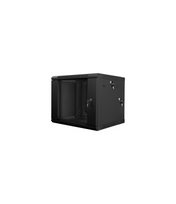 Lanberg | Rack cabinet 19" double-section wall-mount 9U/600x600 (flat pack) | WF02-6609-10B | Black