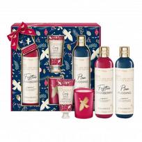 The Fuzzy Duck Winter Wonderland Luxury Candle Gift Set Šventinis rinkinys kūno priežiūrai