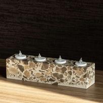 Terrazzo Keturvietė Žvakidė | Rudas Dolomitas