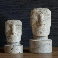 Velykų salos galva | Dense Gravel Stone | Tankus Žvirgždo akmuo