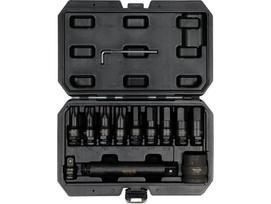 Smūginių galvų komplektas 3/4; HEX TORX (12 vnt.) YT-10655 YATO